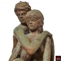 Victor Salmones bronze sculpture the couple.