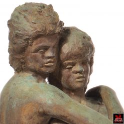 Victor Salmones bronze sculpture the couple.