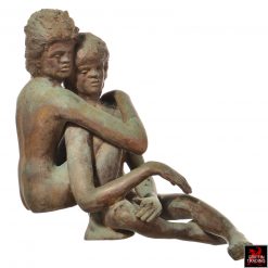 Victor Salmones bronze sculpture the couple.