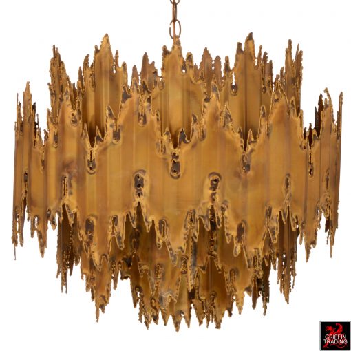 Tom Greene Brutalist Chandelier by Feldman