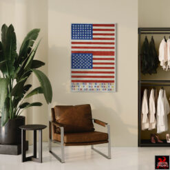Two Flags by artist Jasper Johns