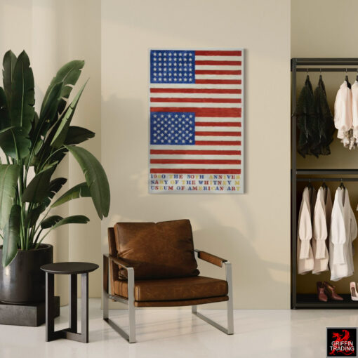 Two Flags by artist Jasper Johns