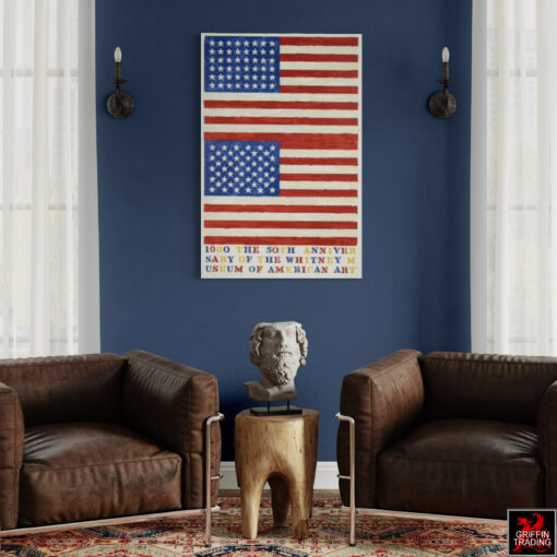 Two Flags by artist Jasper Johns