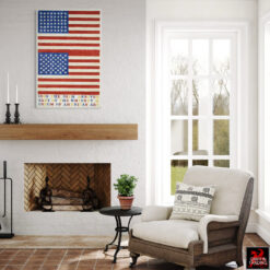 Two Flags by artist Jasper Johns