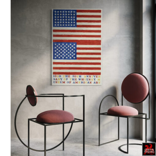Two Flags by artist Jasper Johns