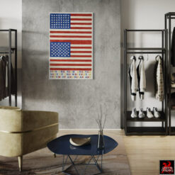 Two Flags by artist Jasper Johns