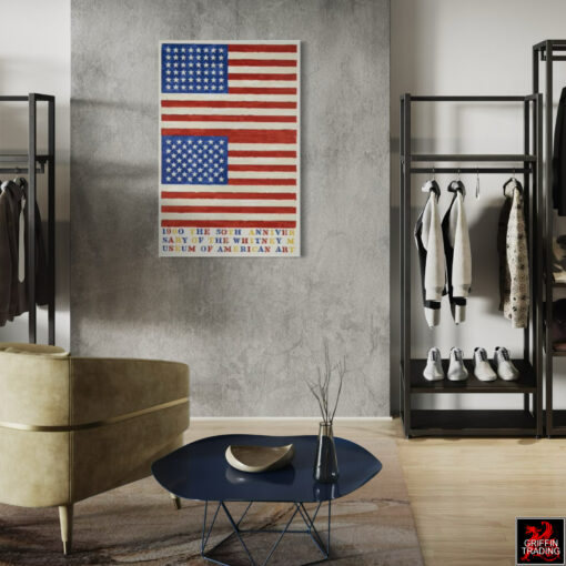 Two Flags by artist Jasper Johns