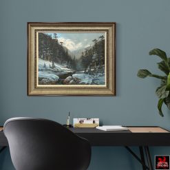 Colorado Winter Landscape painting by Texas artist Victor Armstrong.