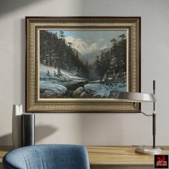 Colorado Winter Landscape painting by Texas artist Victor Armstrong.