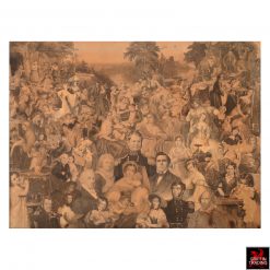 Victorian Engravings and Prints People Collage