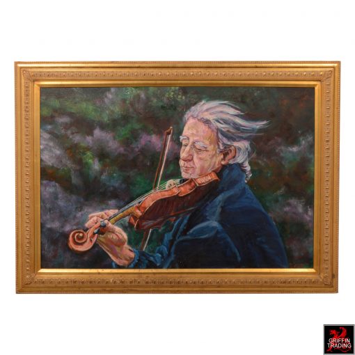 Matthew the Violinist painting by Jan Prystowsky