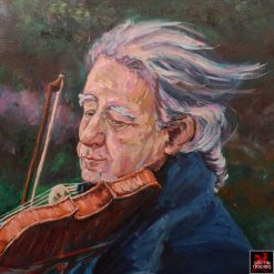 Matthew the Violinist painting by Jan Prystowsky