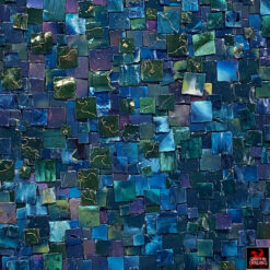 Waters Above, signed original mixed media painting by Alyshia Hennelly.