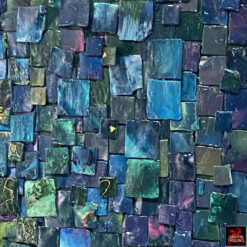 Waters Above, signed original mixed media painting by Alyshia Hennelly.