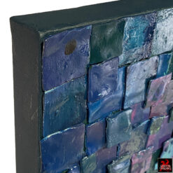 Waters Above, signed original mixed media painting by Alyshia Hennelly.